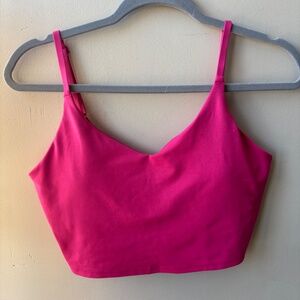 Athleta ELATION V-NECK LONGLINE BRA A-C M